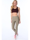 Leggings mit transparentem Khaki-Streifen MR13861 – Online-Shop – Boutique